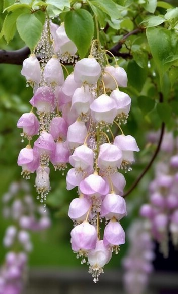 Wisteria brachybotrys 'Showa-beni'  - Blauwe regen (Roze)