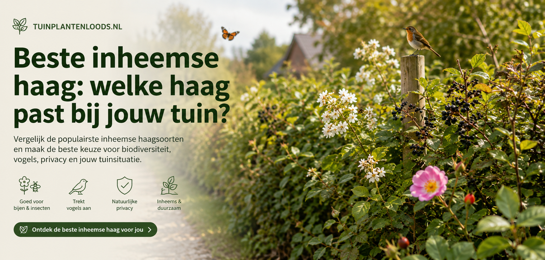 Beste inheemse haag: welke haag past het beste bij jouw tuin?