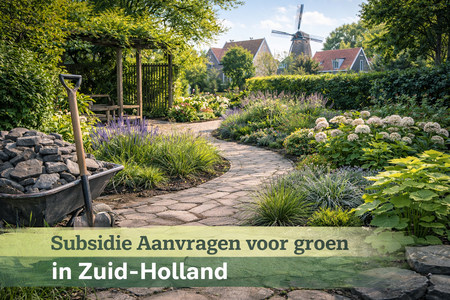 Tuinsubsidie in 2026 in Zuid-Holland: vergoeding per m² vergroening