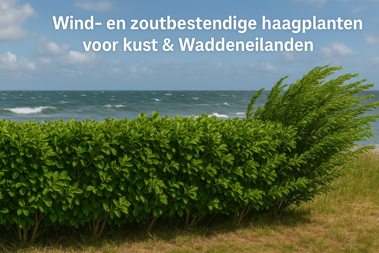 Wind- en zoutbestendige haagplanten voor Waddeneilanden & Kustgebieden.