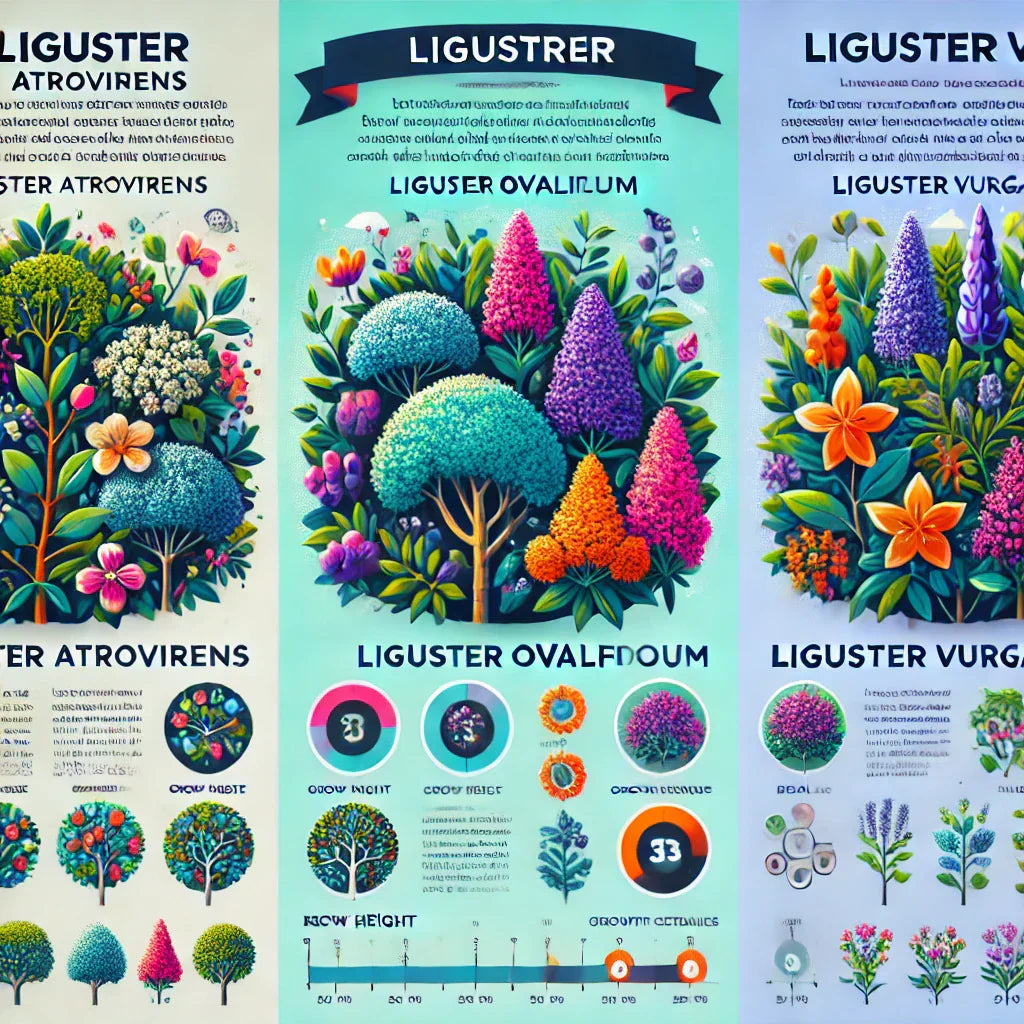 Ontdek de verschillen tussen onze Ligusters: Atrovirens, Ovalifolium en Vulgare