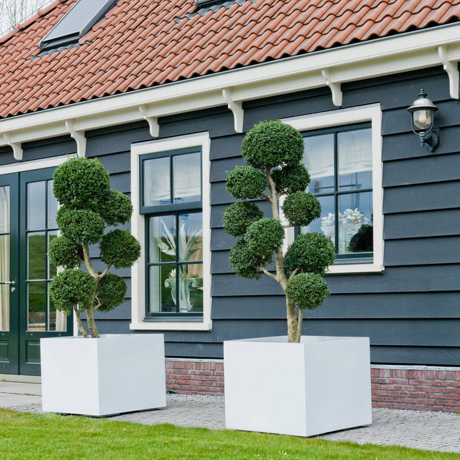 Pottery Pots Plantenbak – Jumbo Middle High M – Glossy White - 70 x 70 x 53 cm