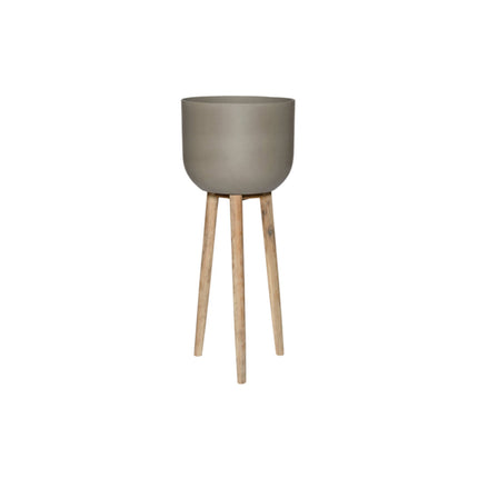 Pottery Pots Plantenbak – Landon XL op Pootjes – Clouded Grey - Ø40 x H97 cm