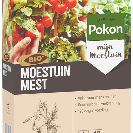 Pokon Bio Moestuin Mest - 1kg