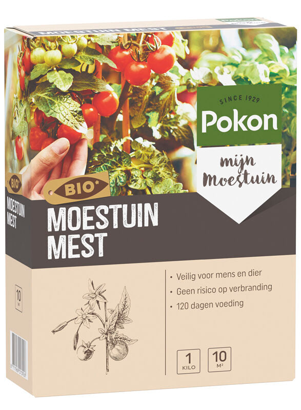 Pokon Bio Moestuin Mest 1kg