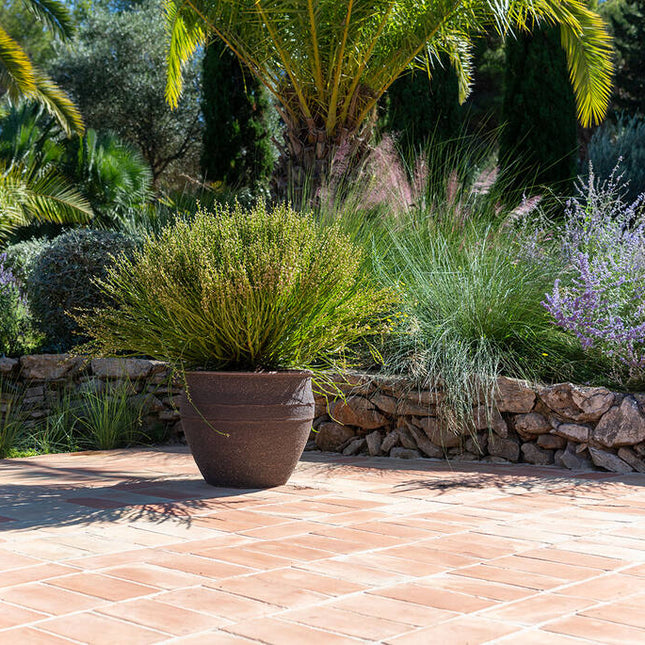 Pottery Pots - Athena - L - Umber Brown