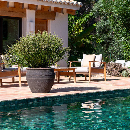 Pottery Pots - Athena - L - Umber Brown