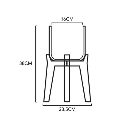 Pottery Pots - Charlie (Feet High) - M - Grey Washed