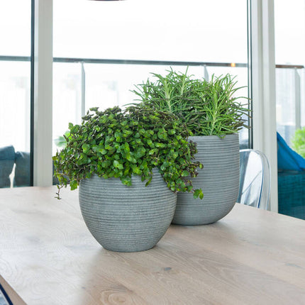 Pottery Pots - Cody - S - Dark Grey