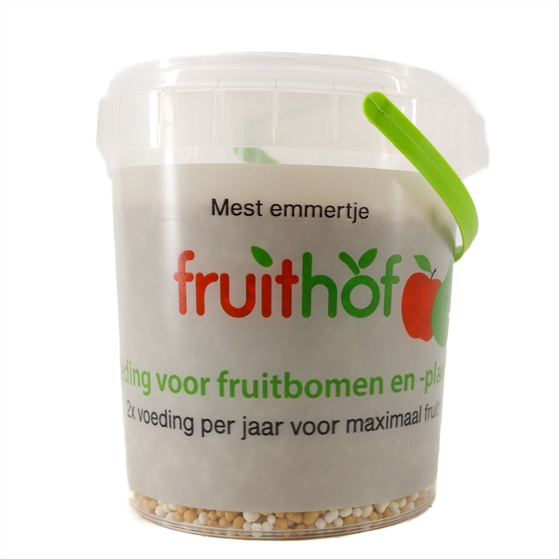 Mest emmertje voor fruitbomen en -planten