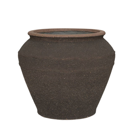 Pottery Pots - Eros - L - Umber Brown