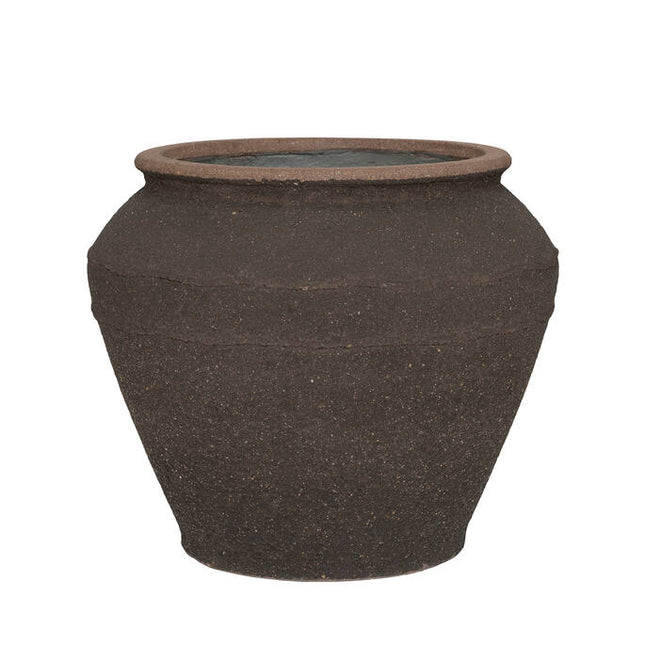 Pottery Pots - Eros - L - Umber Brown