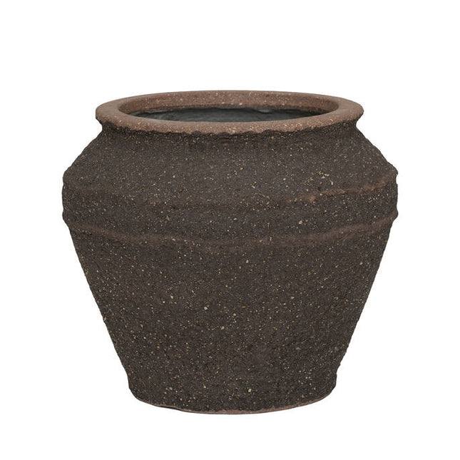 Pottery Pots - Eros - S - Umber Brown