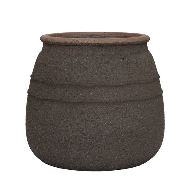 Pottery Pots - Hestia - L - Umber Brown