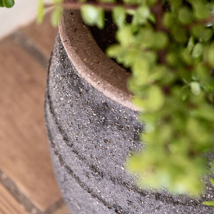 Pottery Pots - Hestia - L - Umber Brown