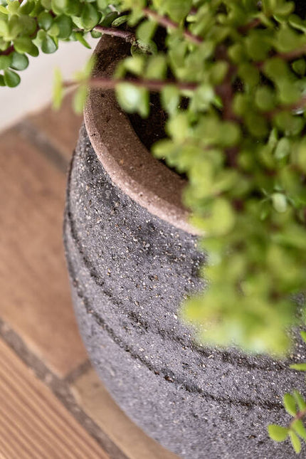 Pottery Pots - Hestia - L - Umber Brown