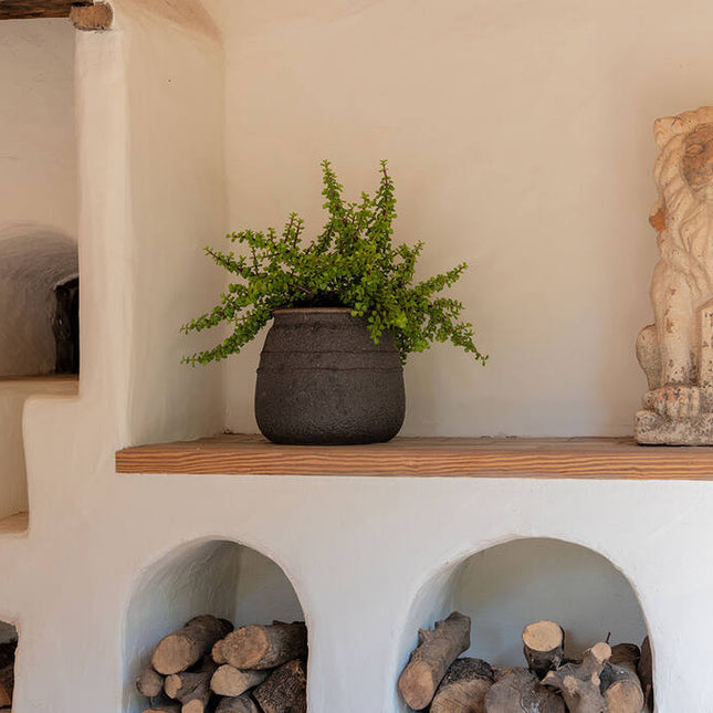 Pottery Pots - Hestia - S - Umber Brown