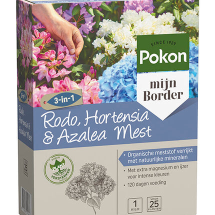 Pokon Hortensia, Rhodo & Azalea Mest - 1kg
