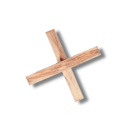 Houten kruis kerstboomstandaard