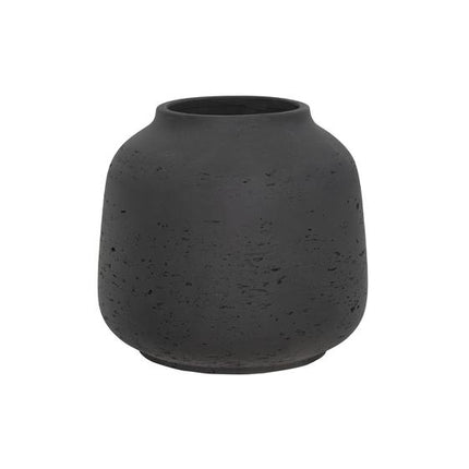 Pottery Pots - Jabari - L - Black Washed
