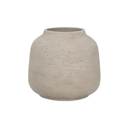 Pottery Pots - Jabari - L - Grey Washed