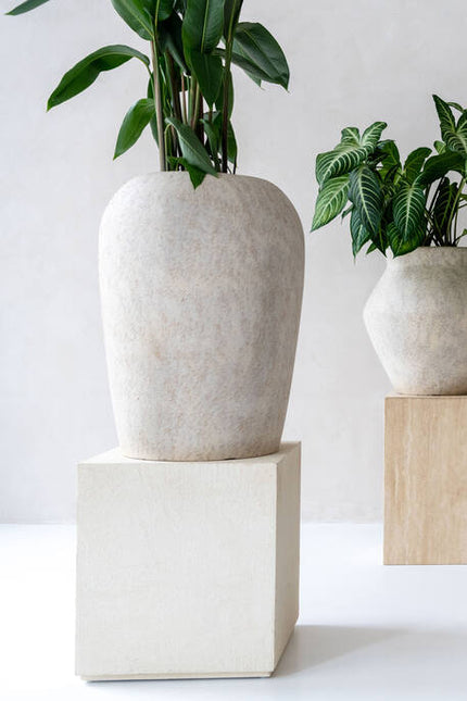 Pottery Pots - Lena - S - Travertine Beige