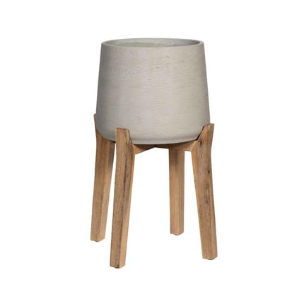 Pottery Pots - Patt (Feet High) - M - Grey Washed