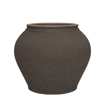 Pottery Pots - Zeus - L - Umber Brown