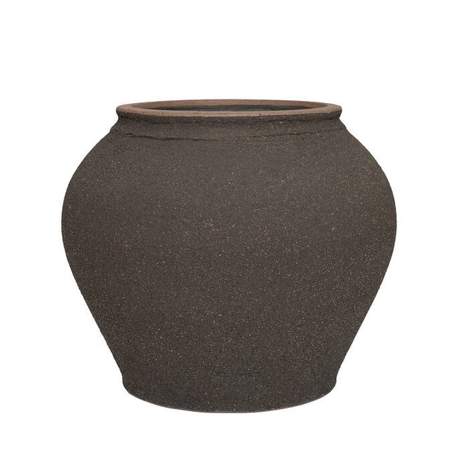 Pottery Pots - Zeus - L - Umber Brown
