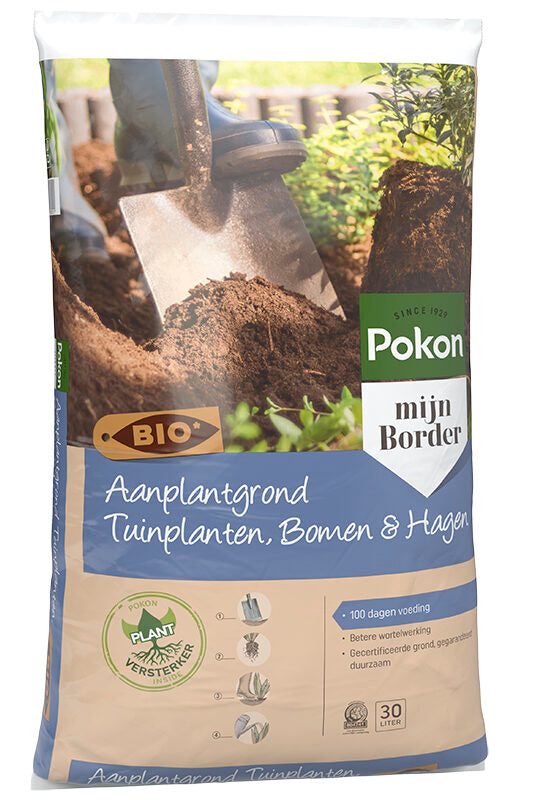 Bio Aanplantgrond Tuinplanten, Bomen & Hagen 30L